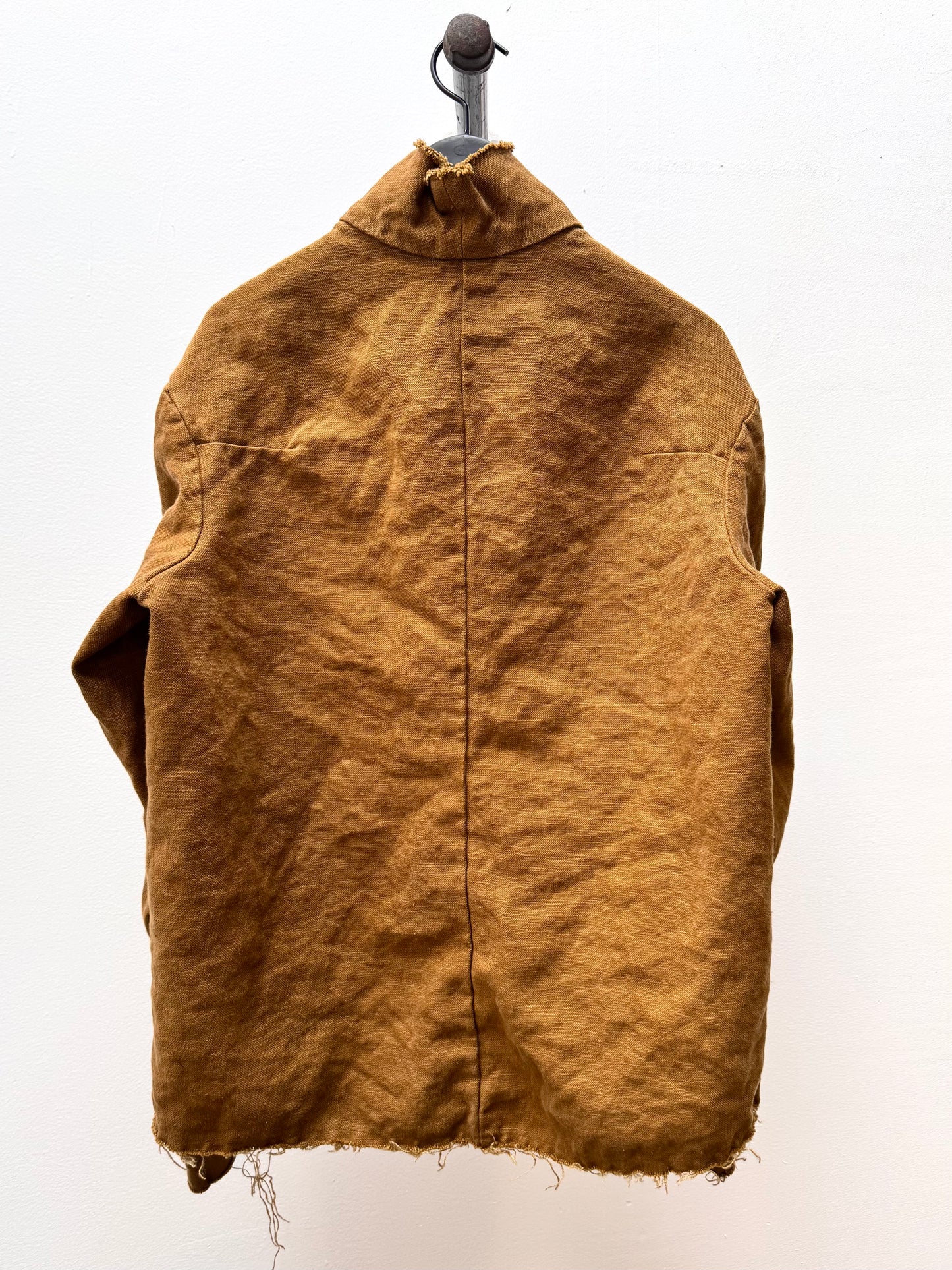FW25 || PROTOLOGICAL ARCHETYPE SHIRT || RUST HEAVY LINEN