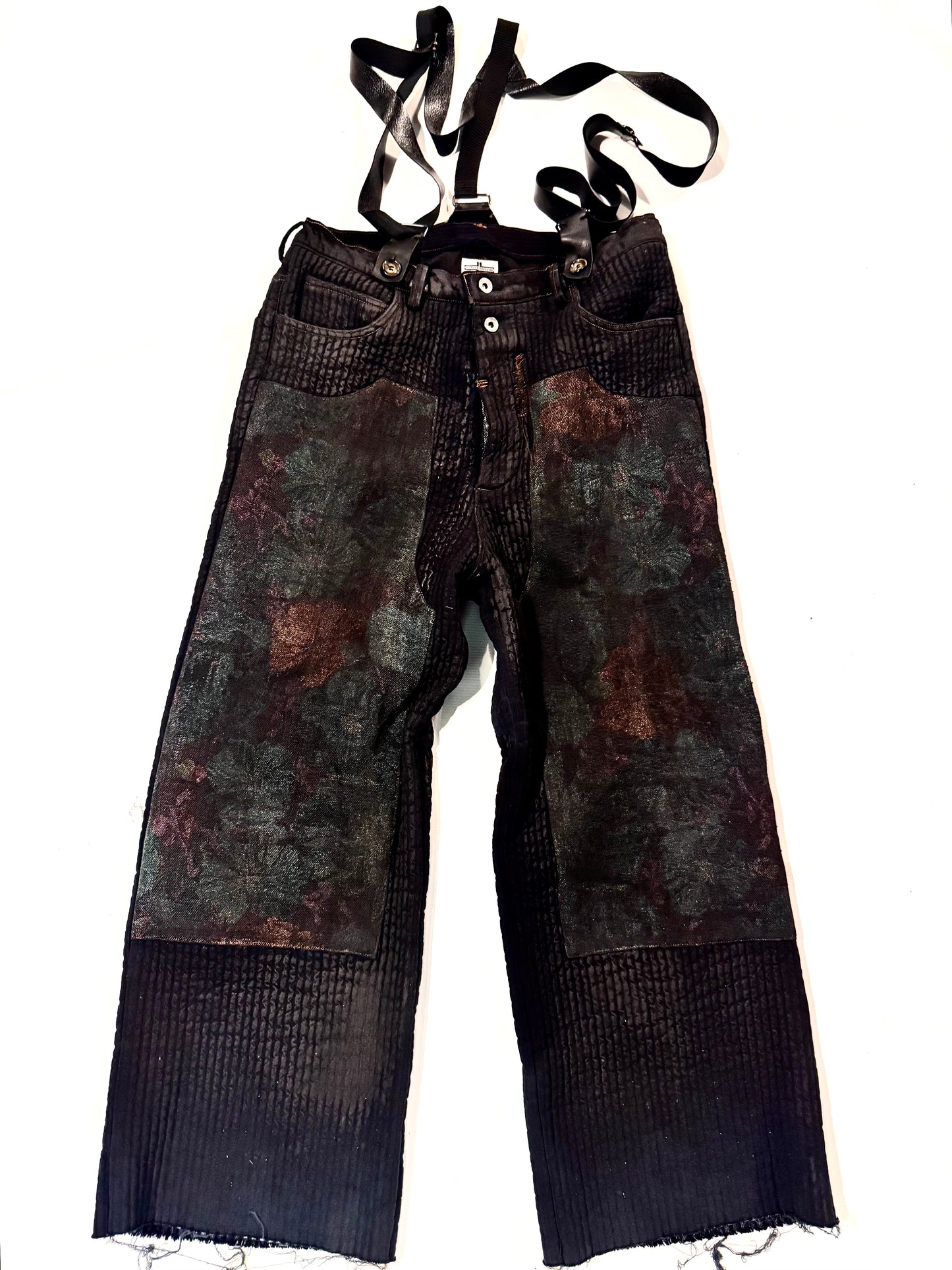 FW25 ||CROPPED SUSPENDERED GODDE JEANS || TRIPLE PLY INSULATED COTTON
