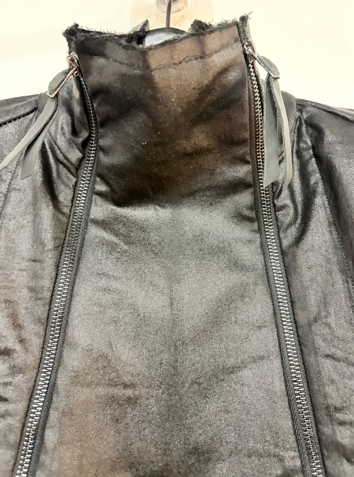 FW26  ||  TYPE III HIGH NECK JACKET|| WOOL+ COTTON BENGALINE|| BLACK