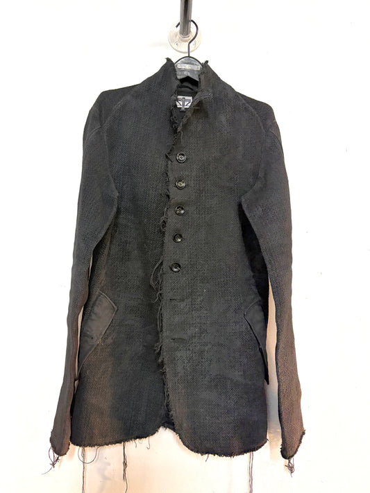 FW26 || PROTOLOGICAL ARCHETYPE LONG BLAZER||HEAVY TEXTURED LINEN