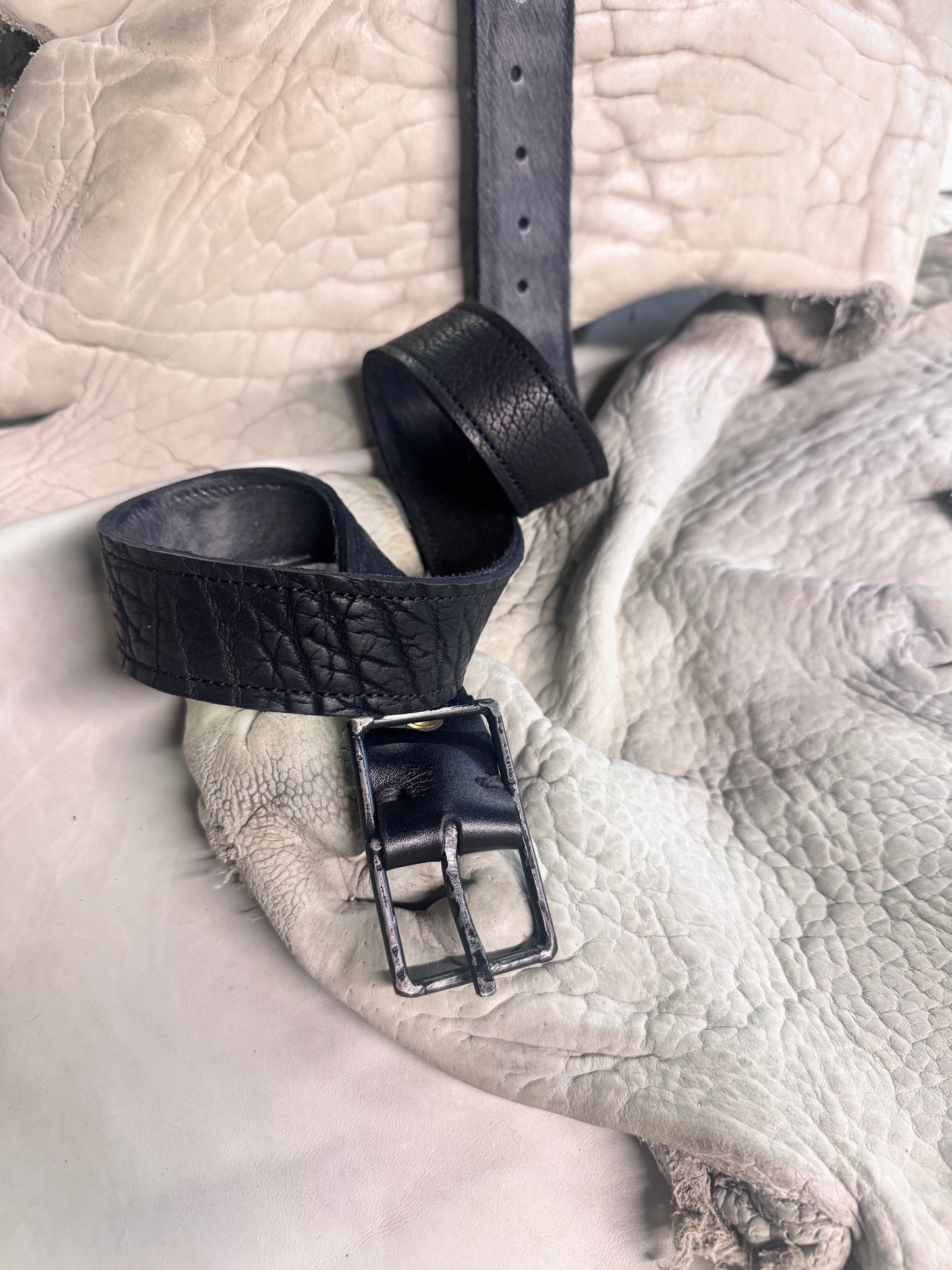 FW25 || KGN 13 1.5" BELT || BLACK - HORSEHAIR + BISON