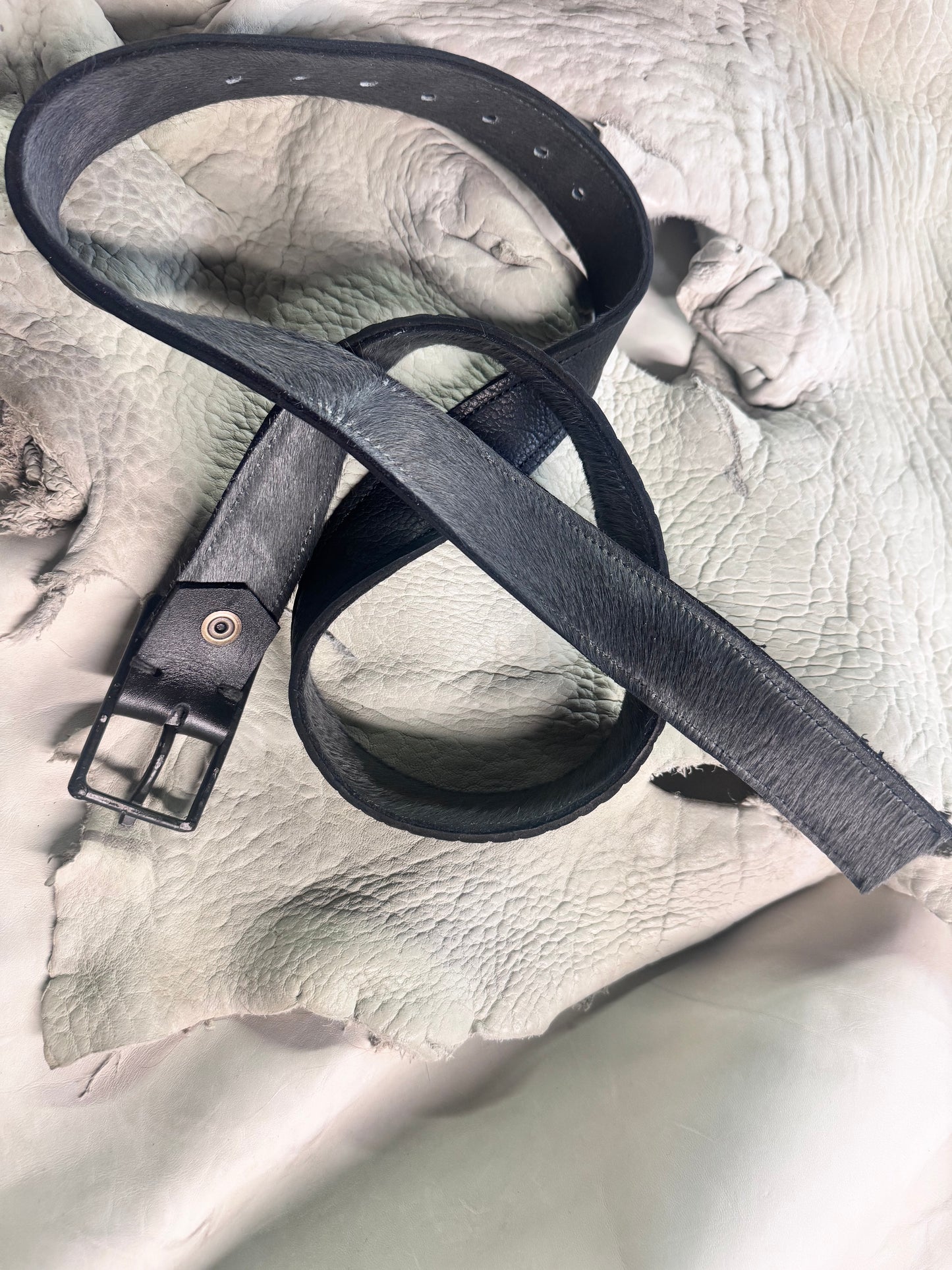 FW25 || KGN 13 1.5" BELT || BLACK - HORSEHAIR + BISON