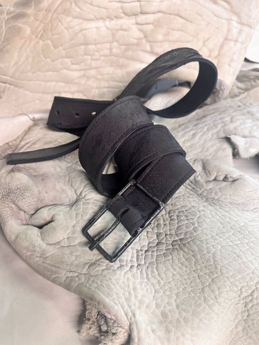 FW25 || KNG13 1.5" BELT || BLACK HORSEHIDE