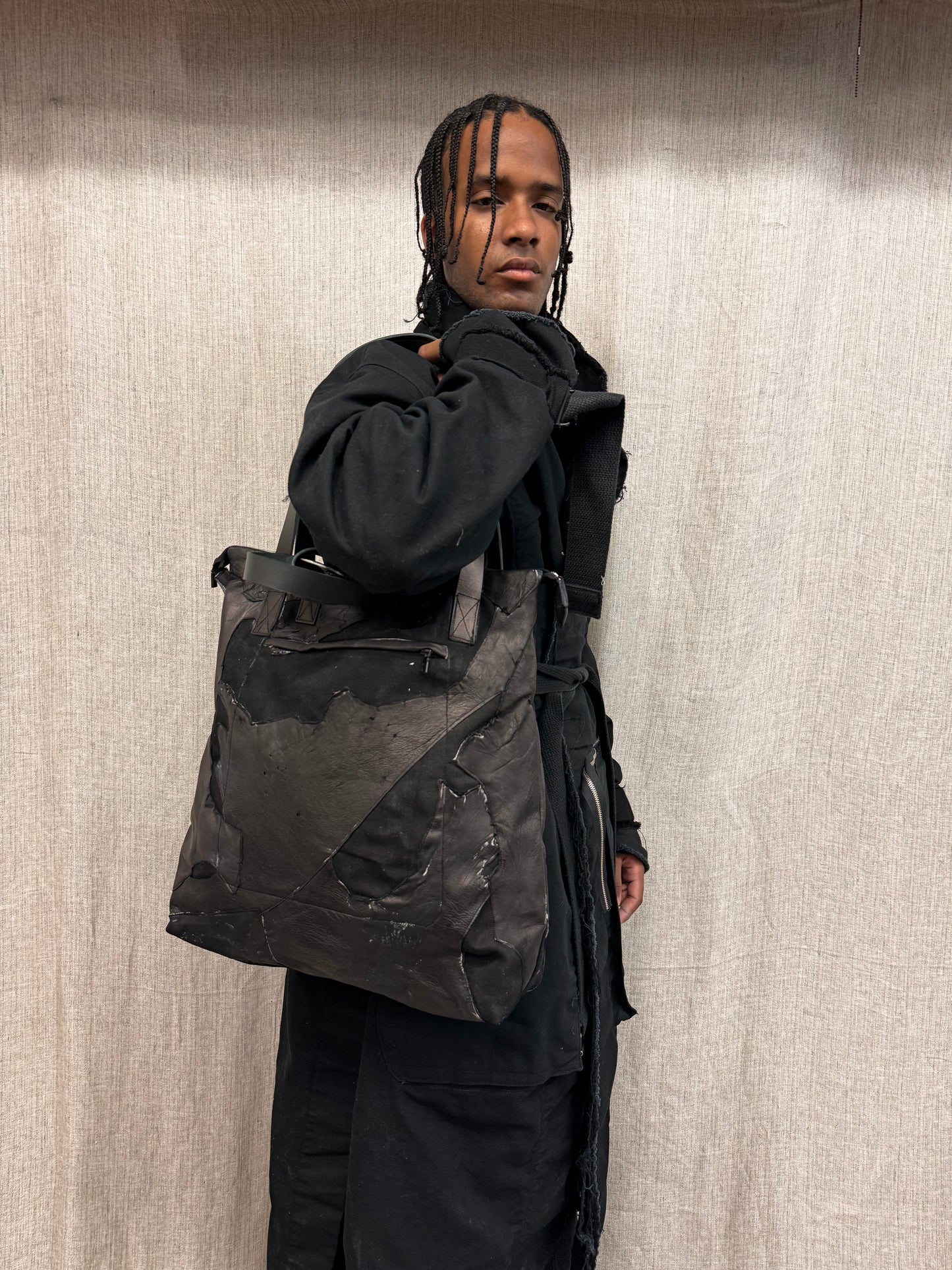 FW24 || BROOKLYNITE TOTE BAG || BLACK MOONSTAR