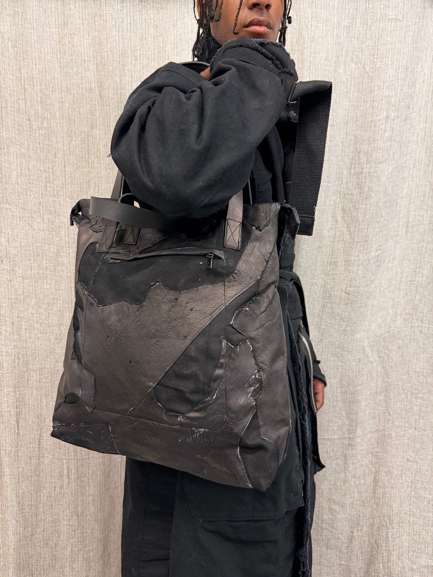 FW24 || BROOKLYNITE TOTE BAG || BLACK MOONSTAR