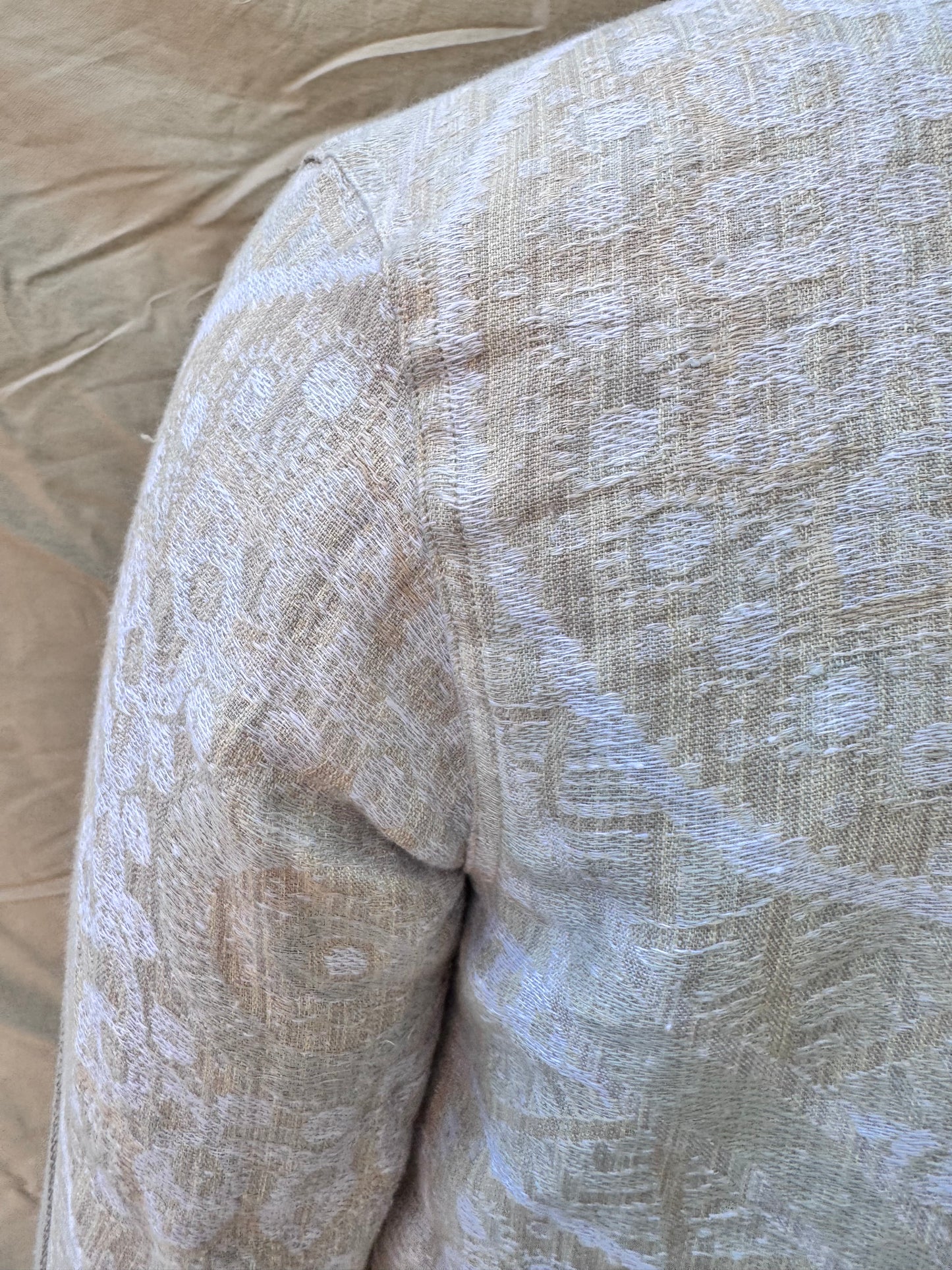 FW25 || FAULTED SHOULDER .5 CLASSIC SHIRT|| 100%  LINEN || ECRU