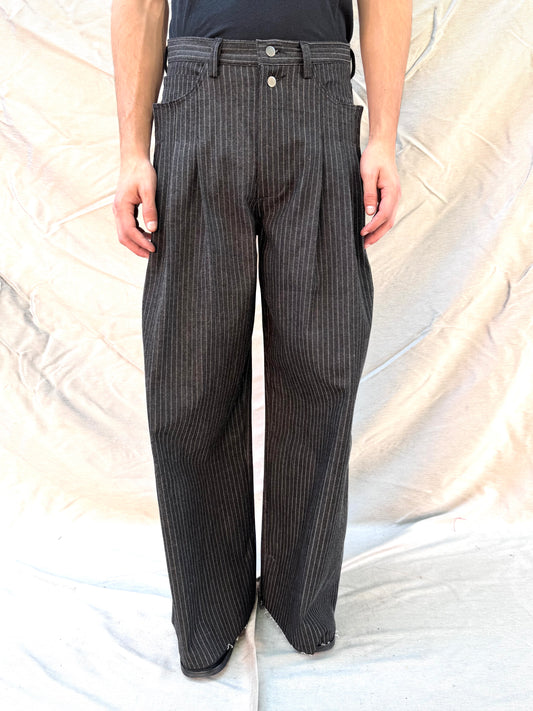 FW25 || PANTHEON JEANS || COTTON DENIM - PINSTRIPE