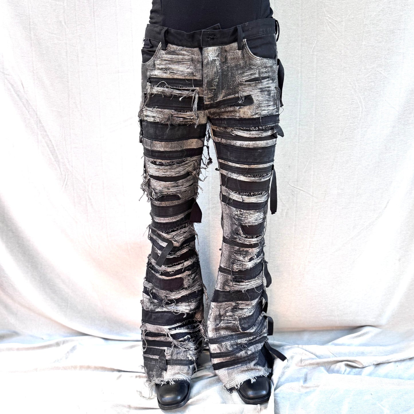 FW25 ||BOOT CUT ZAGGA 1.0  || OVERDYED + COATED BLACK