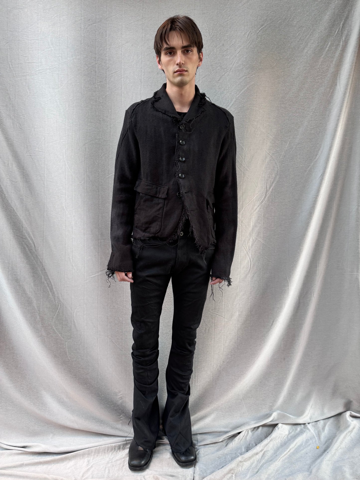 FW25 || PROTOLOGICAL ARCHETYPE TYLER BLAZER ||OD MIXED LINEN