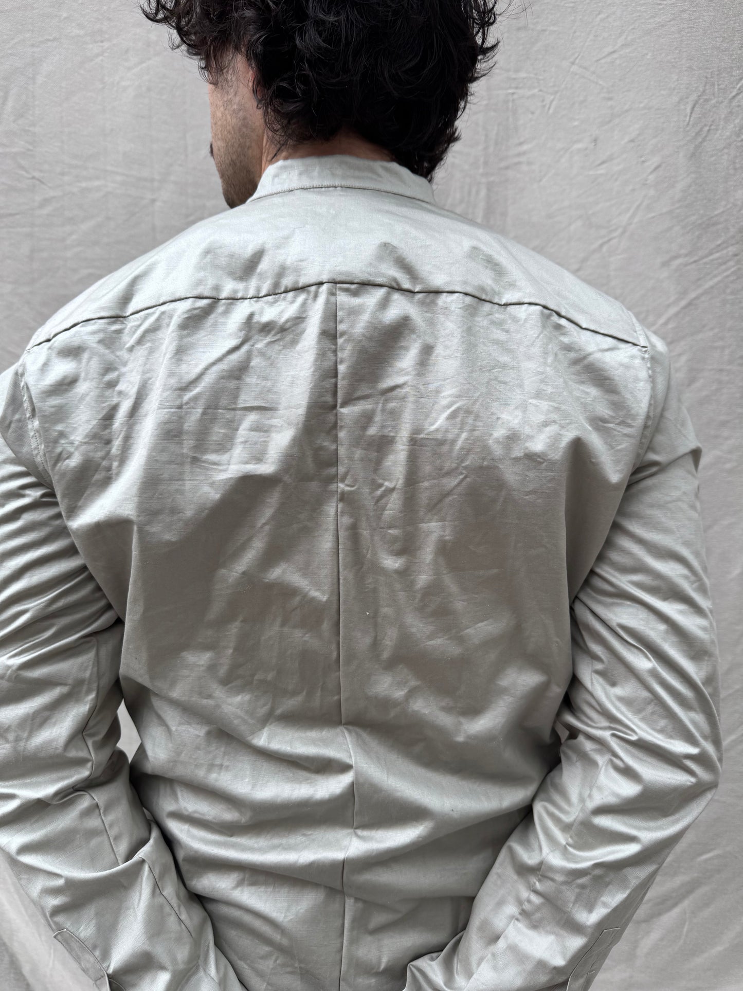 FW25 || FAULTED SHOULDER CLASSIC SHIRT|| 100%  COTTON || SAND