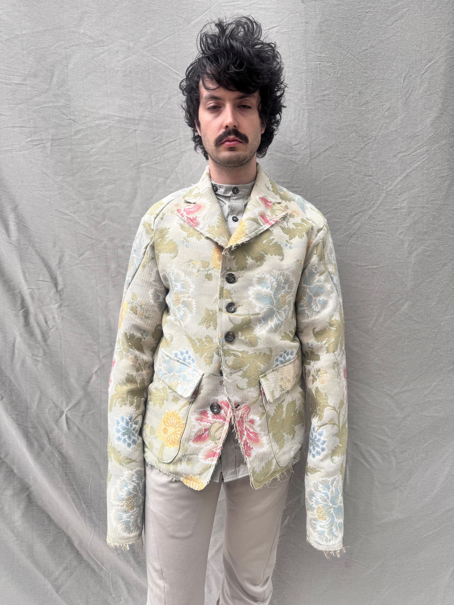 FW25 || PROTOLOGICAL ARCHETYPE TYLER BLAZER || COTTON + SILK BROCADE