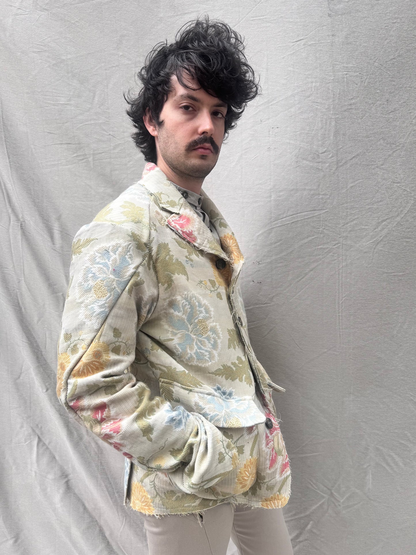 FW25 || PROTOLOGICAL ARCHETYPE TYLER BLAZER || COTTON + SILK BROCADE
