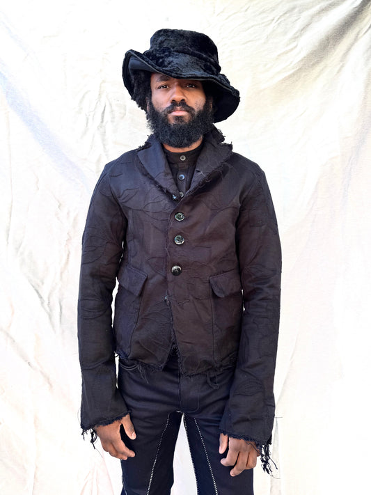 FW25 || PROTOLOGICAL ARCHETYPE TYLER BLAZER || COTTON + SILK BROCADE