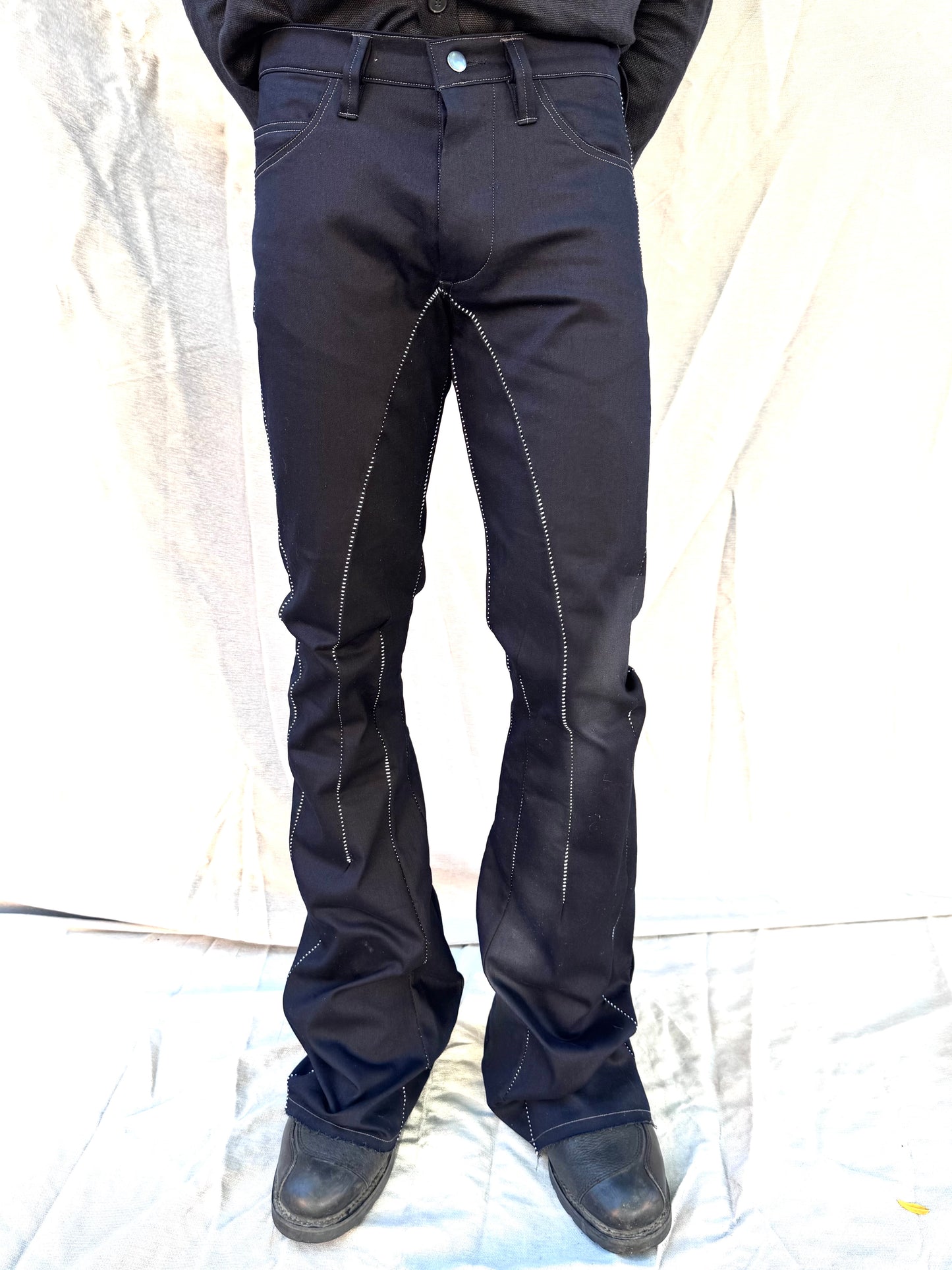 FW25 ||  BOOT CUT FLARED JEANS || 25TH ANNIVERSARY ||BLACK