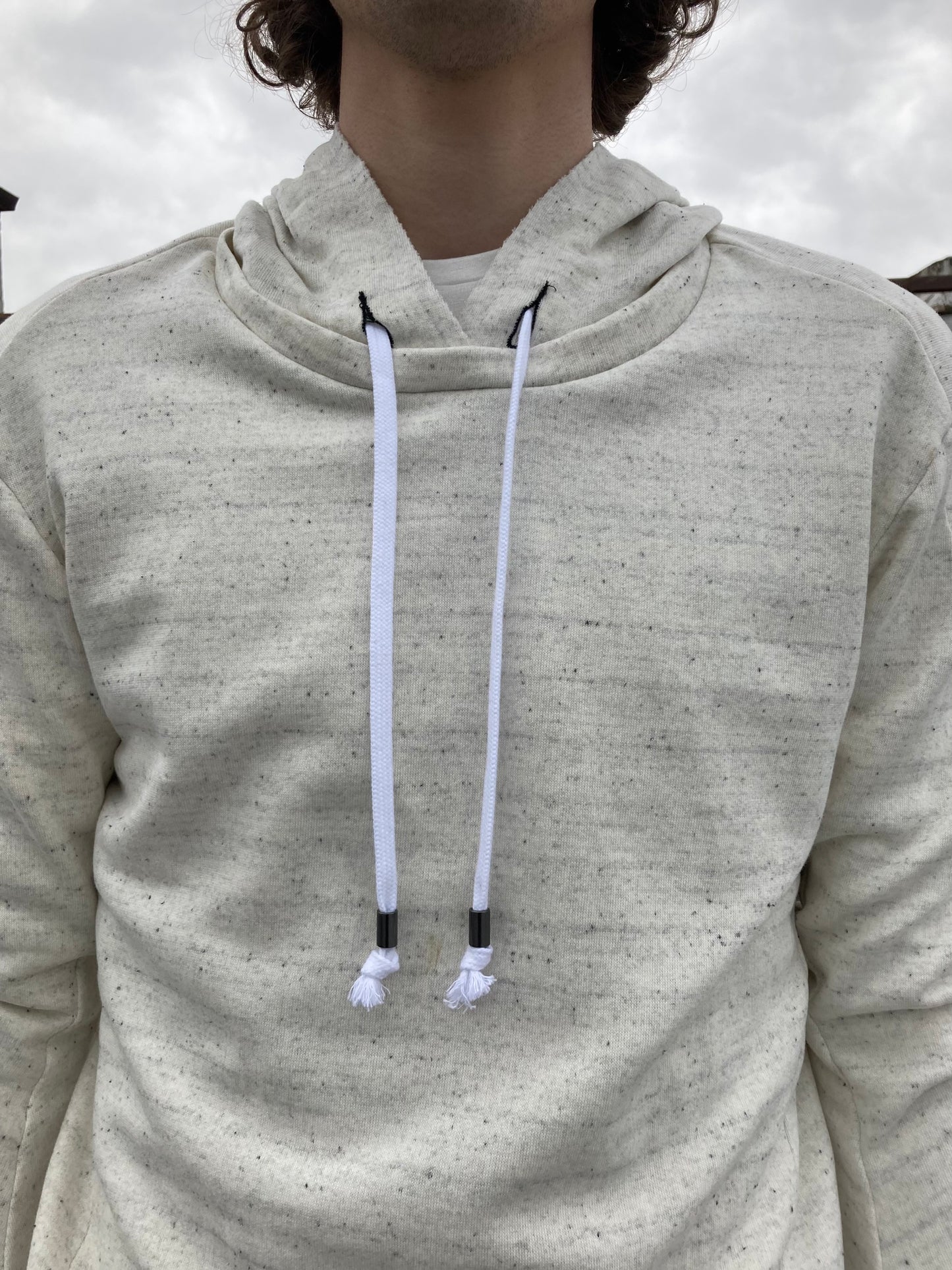 22.1 DNA SLEEVE HOODIE - OFF WHITE
