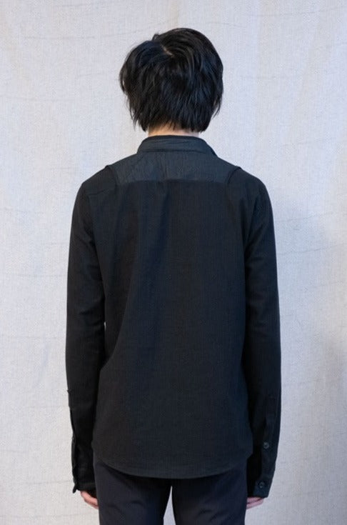 SS23|| DOUBLE FRONT LONG SLEEVE SHIRT